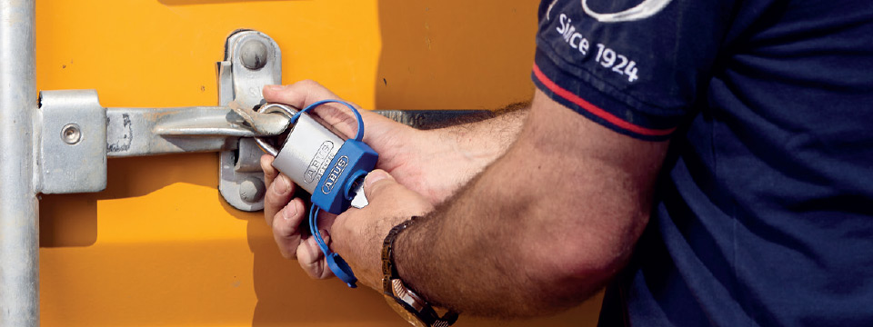 abus containerlås