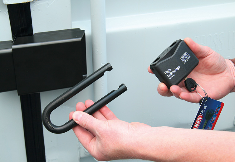 abus container sikring med lås