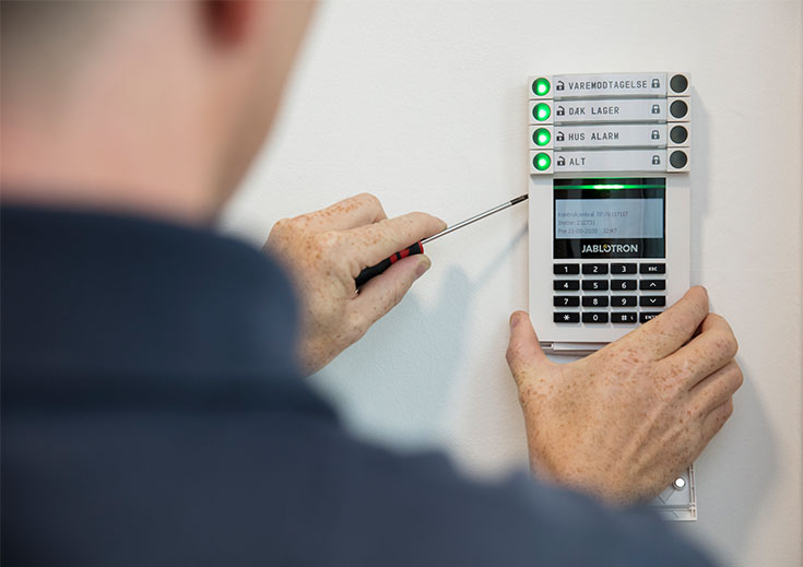 erhvervsalarm jablotron