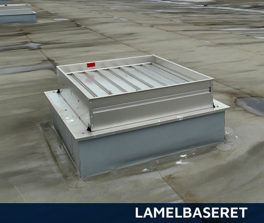 lamel baserede varmeluftsluser brandventilation