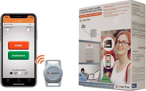 personlig overfalds alarm gps