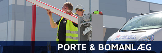 portanlæg bom anlæg