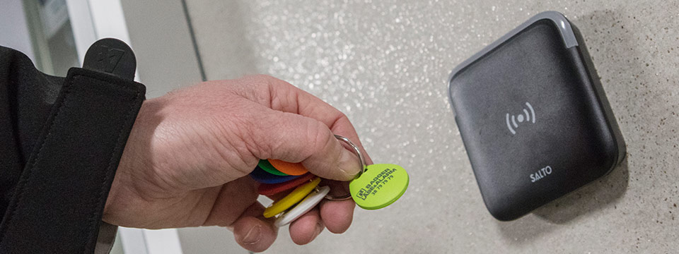 salto systems adgangskontrol med brik