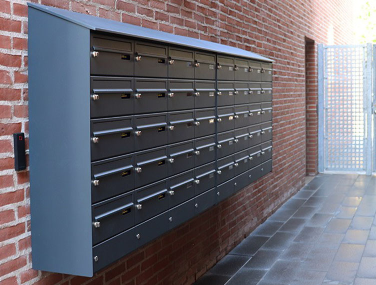 scantron postkasse anlæg LED skærm