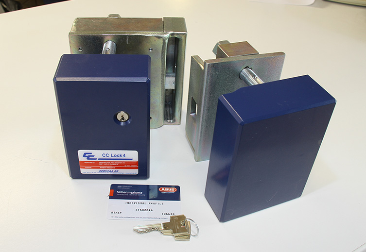 servial cc container sikring