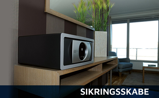 sikringsskabe på hotel