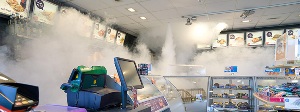 Tågesikring til butik