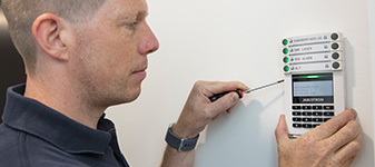 tyverialarmprivatbetjeningspanel