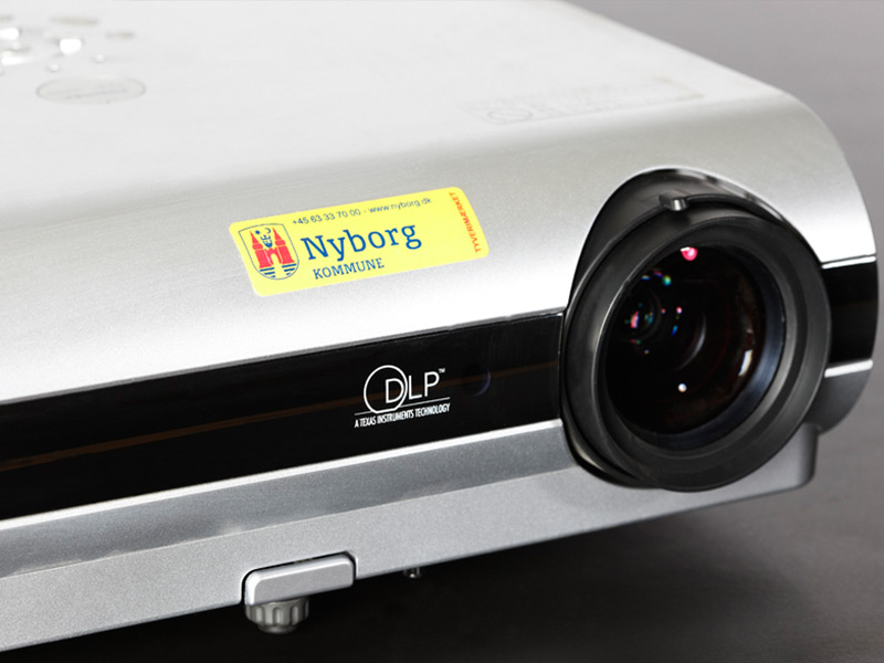 tyverimærkning projektor