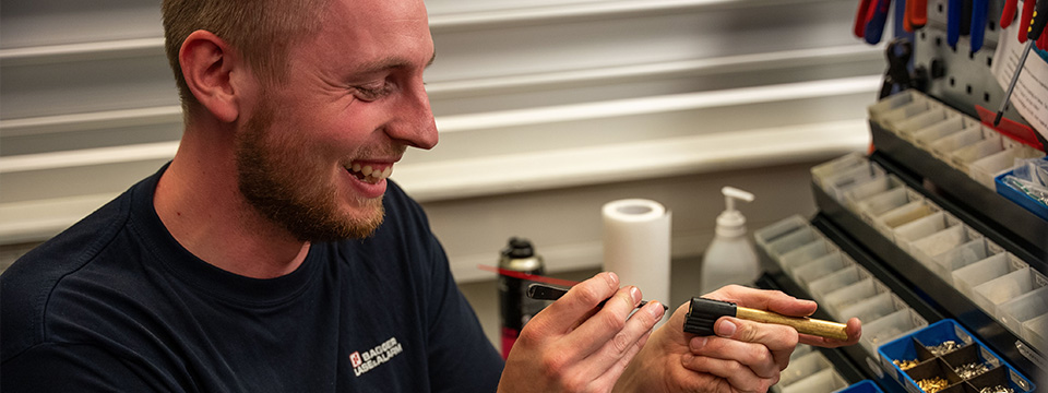 udskiftning af lås i hoveddør