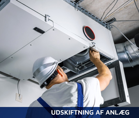 udskiftning af røgluftningsanlæg